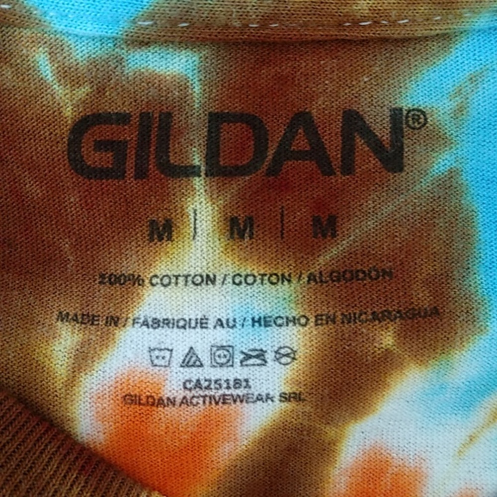 NEW TIE DYE S/S T SHIRT MEDIUM - Picture 4 of 4